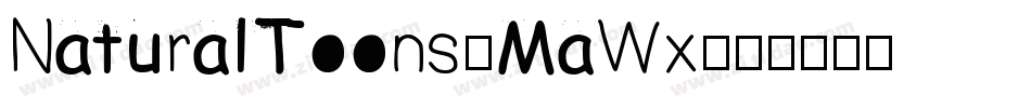 NaturalToons-MaWx字体转换