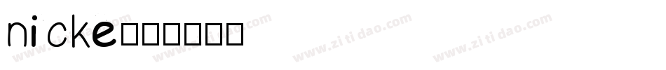 nicke字体转换