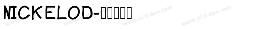 NICKELOD字体转换