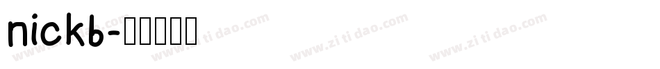 nickb字体转换