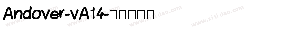 Andover-vA14字体转换