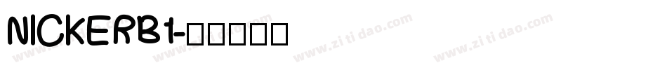 NICKERB1字体转换