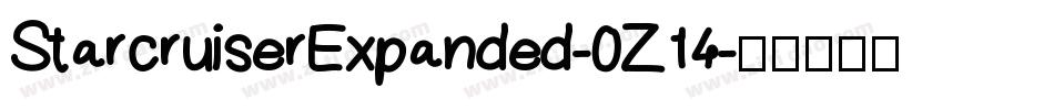StarcruiserExpanded-0Z14字体转换