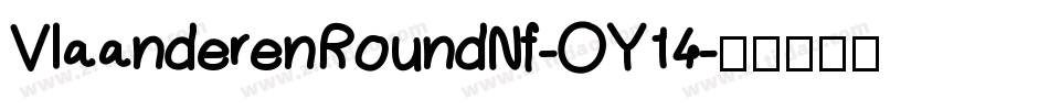 VlaanderenRoundNf-OY14字体转换