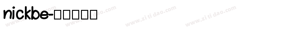 nickbe字体转换