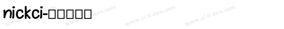 nickci字体转换