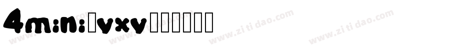 4Mini-VXV字体转换