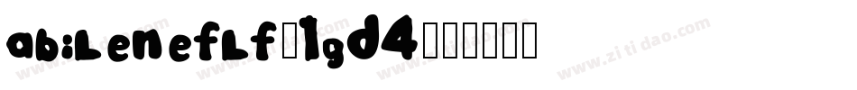 Abileneflf-1GD4字体转换