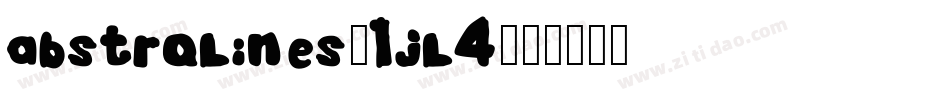 Abstralines-1jl4字体转换