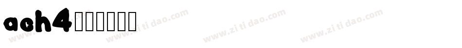 Ach4字体转换