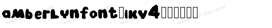 Amberlynfont-LKV4字体转换