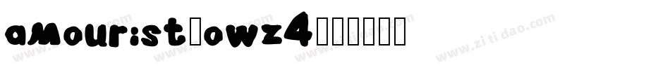 Amourist-OWZ4字体转换