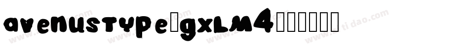 AvenusType-gxlm4字体转换