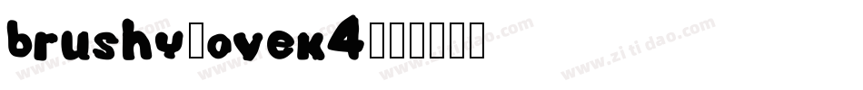 Brushy-OVEK4字体转换