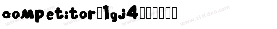 Competitor-1Gj4字体转换