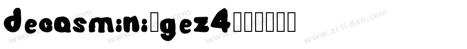 DecasMini-gez4字体转换