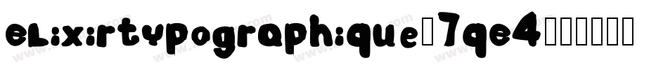 Elixirtypographique-7qE4字体转换