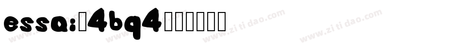 Essai-4Bq4字体转换