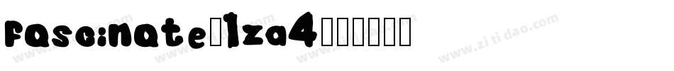 Fascinate-1ZA4字体转换