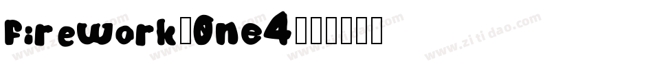 Firework-0nE4字体转换
