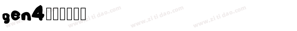 GEN4字体转换