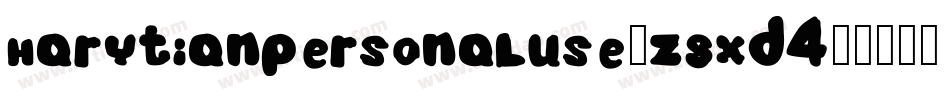 HarytianPersonaluse-z8XD4字体转换
