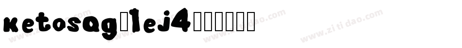 Ketosag-1eJ4字体转换