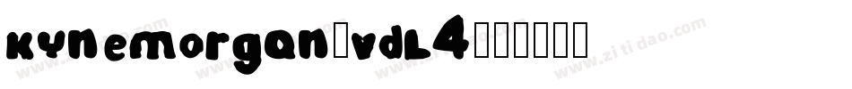 KyneMorgan-vdl4字体转换