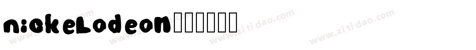 Nickelodeon字体转换