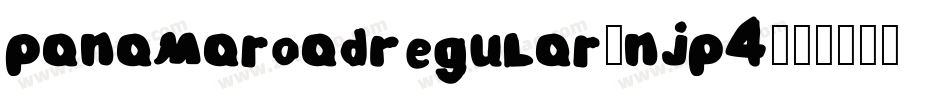 PanamaroadRegular-nJP4字体转换