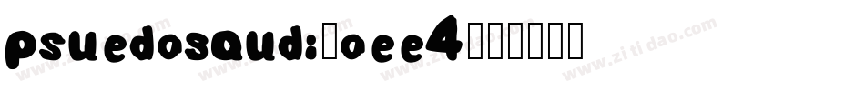 PsuedoSaudi-oee4字体转换