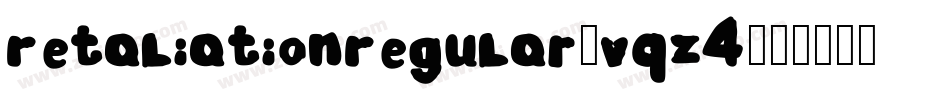 RetaliationRegular-vqZ4字体转换