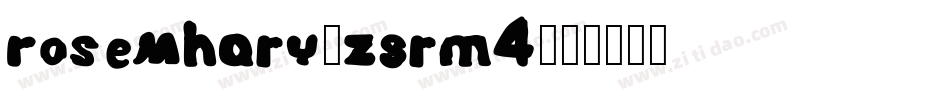Rosemhary-z8rM4字体转换