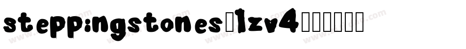Steppingstones-1Zv4字体转换