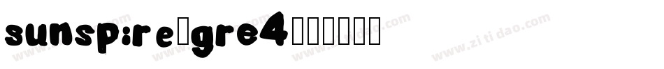 Sunspire-grE4字体转换