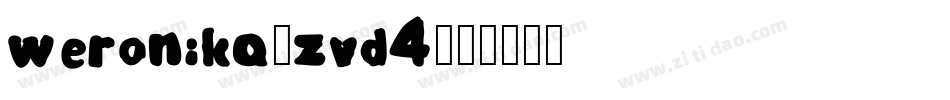 Weronika-zvd4字体转换