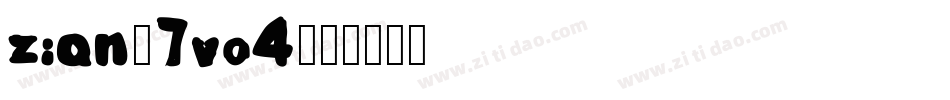 Zian-7vO4字体转换