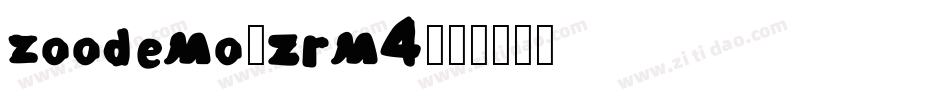 Zoodemo-zrm4字体转换