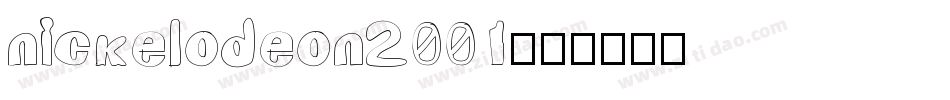 nickelodeon2001字体转换