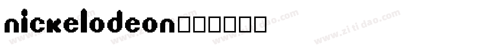 Nickelodeon字体转换