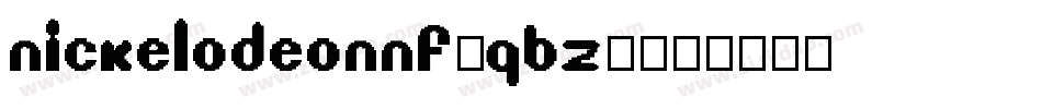 NickelodeonNf-qBz1字体转换