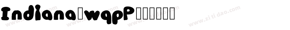 Indiana-wqpP字体转换