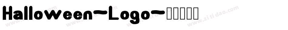 Halloween-Logo字体转换