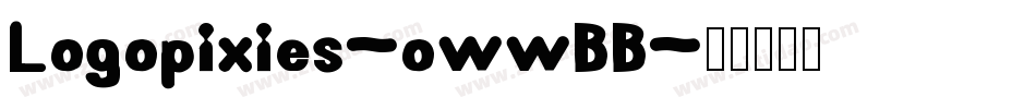 Logopixies-owwBB字体转换