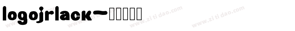 logojrlack字体转换