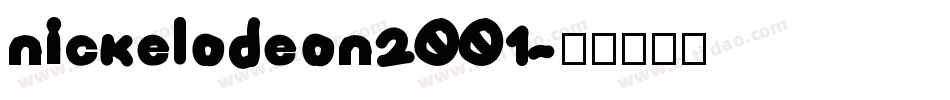 nickelodeon2001字体转换