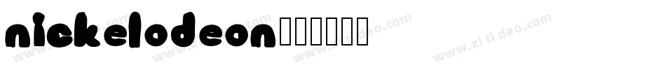 Nickelodeon字体转换