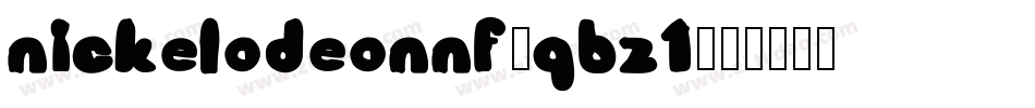 NickelodeonNf-qBz1字体转换