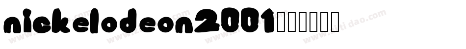 nickelodeon2001字体转换