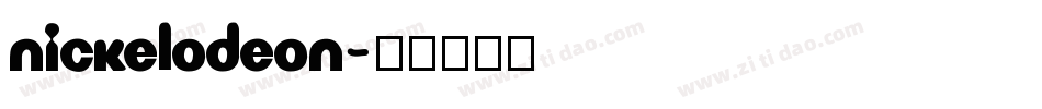 Nickelodeon字体转换